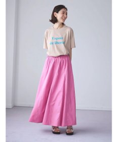 Green Parks Ｉ　切替ギャザーロングスカート