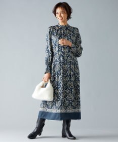 自由区 S 【洗える】ERICAパネルプリント ワンピース