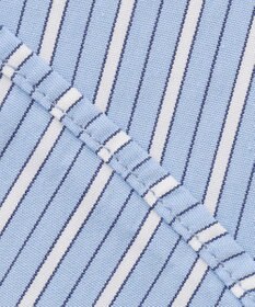 J.PRESS MEN 【WEB限定】ポプリンストライプ バックブルバンドカラーシャツ