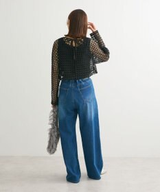 Green Parks ・ＳＵＧＡＲ　ＳＰＯＯＮ　フラワーメッシュプルオーバー