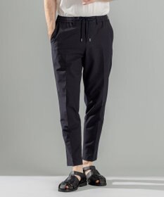 JOSEPH HOMME 新型・新柄【洗える/ストレッチ/シワになりにくい/セットアップ対応可】クールドッツストレッチ ドロスト付テーパードパンツ / PEGG CONVERTIBLE