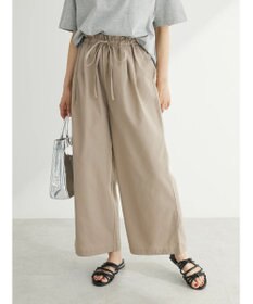 Green Parks 綿麻混バギーパンツ