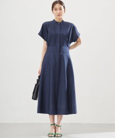 組曲 S 【洗える・ドライタッチ】シアーボイルフロントタック ワンピース