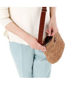 IBIZA ラフィア　ショルダーバッグ