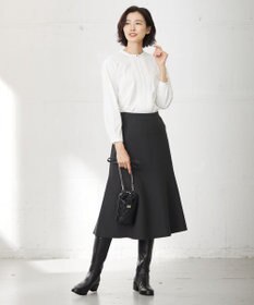 J.PRESS LADIES 【吸水速乾】プレーティングジャージー タックディティール カットソー