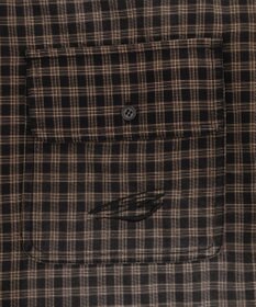 WEGO 【ユニセックス着用ITEM】ブリーチチェックロゴシャツ（SS）