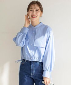 ANY SIS 【UVカット・接触冷感・速乾】クロップトヨークハオリ シャツ