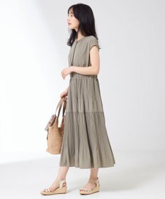 ANY SIS 【洗える】プリーツティアード ワンピース