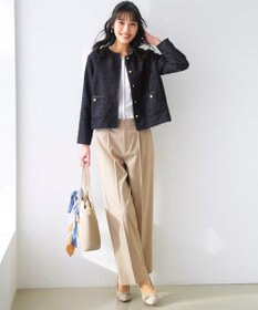 ANY SIS L リボンヤーンライトツイード ジャケット