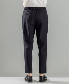 JOSEPH HOMME 新型・新柄【洗える/ストレッチ/シワになりにくい/セットアップ対応可】クールドッツストレッチ ドロスト付テーパードパンツ / PEGG CONVERTIBLE