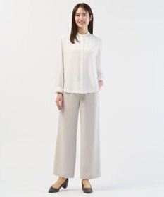 J.PRESS LADIES S ヌーディスバックサテン ブラウス