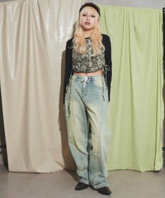 WEGO ウォッシュストリングデニム