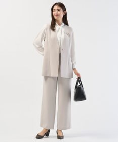 J.PRESS LADIES S ヌーディスバックサテン ブラウス