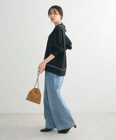 Green Parks もちやわモックネックニットプルオーバー