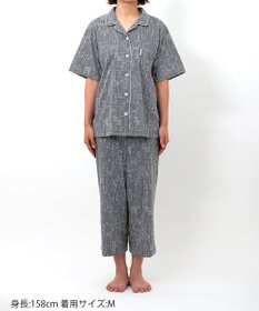 ワコール／睡眠科学 パジャマ 5分袖 半袖 8分丈 綿100%(本体) 天竺素材 レディース YDT152 睡眠科学／ワコール