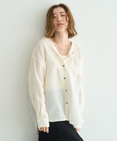 YECCA VECCA 3wayフレンチリネンシャツ
