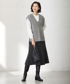 J.PRESS LADIES 【吸水速乾】プレーティングジャージー タックディティール カットソー