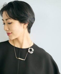 自由区 プレシオサダブルバーネックレス ゴールド