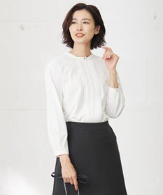 J.PRESS LADIES 【吸水速乾】プレーティングジャージー タックディティール カットソー