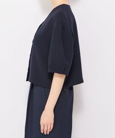 uncrave ウォッシャブルダブルクロス ブラウス