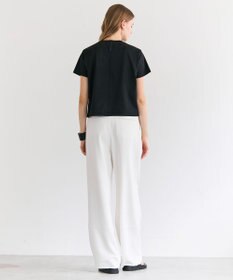 BEIGE， DIOP / スビンコットン クロップドTシャツ