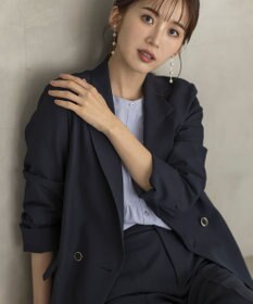 ANY SIS L 【UVカット・接触冷感・吸水速乾】スマートビューティストレッチ  ダブルブレストジャケット