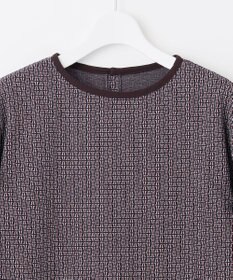 J.PRESS LADIES S 幾何ジャカード カットソー