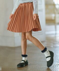 組曲 KIDS 【インパンツ付き】【150-160㎝】ＴＣ天竺プリーツ スカッツ