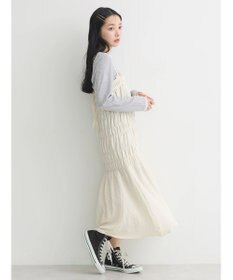 earth music&ecology ２ｗａｙシャーリングキャミワンピース