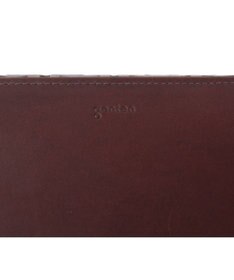 genten カットワーク フラップ長財布