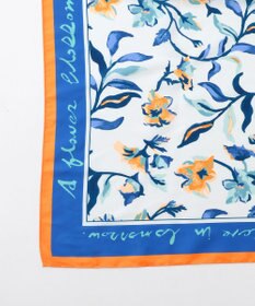 ANY フラワーモチーフスカーフ