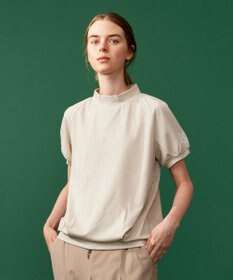 23区GOLF 【23Fondation】半袖 モックネックシャツ