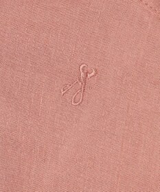 JOSEPH HOMME 【LEON 掲載】リネンストレッチブロード　バンドカラーシャツ