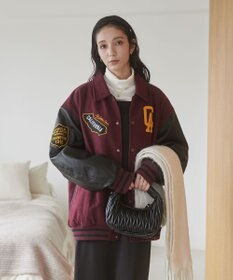 WEGO 【ユニセックス着用ITEM/SMLサイズ展開】メルトンワッペンスタジャン