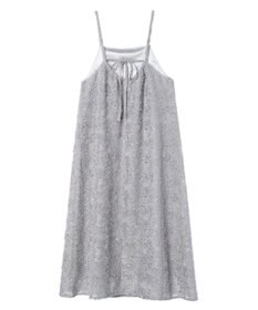 earth music&ecology フラワージャガードキャミワンピース