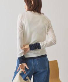 AMERICAN HOLIC 配色シアーレイヤードプルオーバー