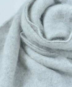 AND WOOL 【ファー加工】カシミヤ100％のストール