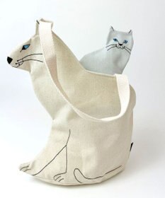 ROOTOTE 1117【ネコポーチ】EU.ウイズルー.オスワリネコ-A