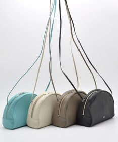 blancle シュリンクレザー ハーフサークルショルダー