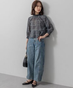 組曲 L ライトトロピカルティアード ブラウス