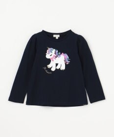 ANY KIDS ミラクルスパンコール長袖Tシャツ