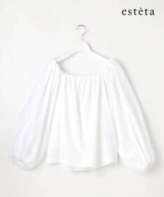 23区 【エステータ】THOMAS MASON ボリュームスリーブブラウス