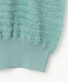 組曲 【WEB限定】カットジャガードドルマンスリーブ ニット