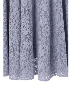 earth music&ecology 起毛レースフレアスカート