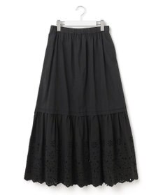 23区 【SLOW/一部店舗限定】フラワーエンブロイダリー スカート