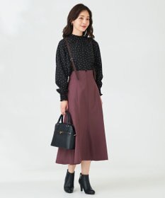 ANY SIS 【洗える】カラーMIXシャンブレー スカート