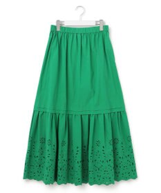 23区 L 【SLOW/一部店舗限定】フラワーエンブロイダリー スカート