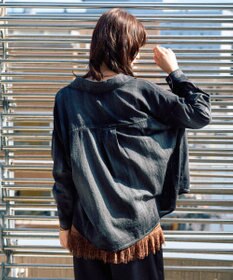 YECCA VECCA シアーデニムシャツ