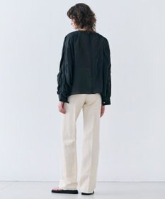 BEIGE， 【洗える】CUPHEA / センタープレス入りフレアパンツ