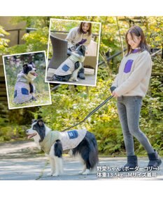 PET PARADISE LEE 綿入ベスト モノグラム 《カーキー》 中型犬 大型犬